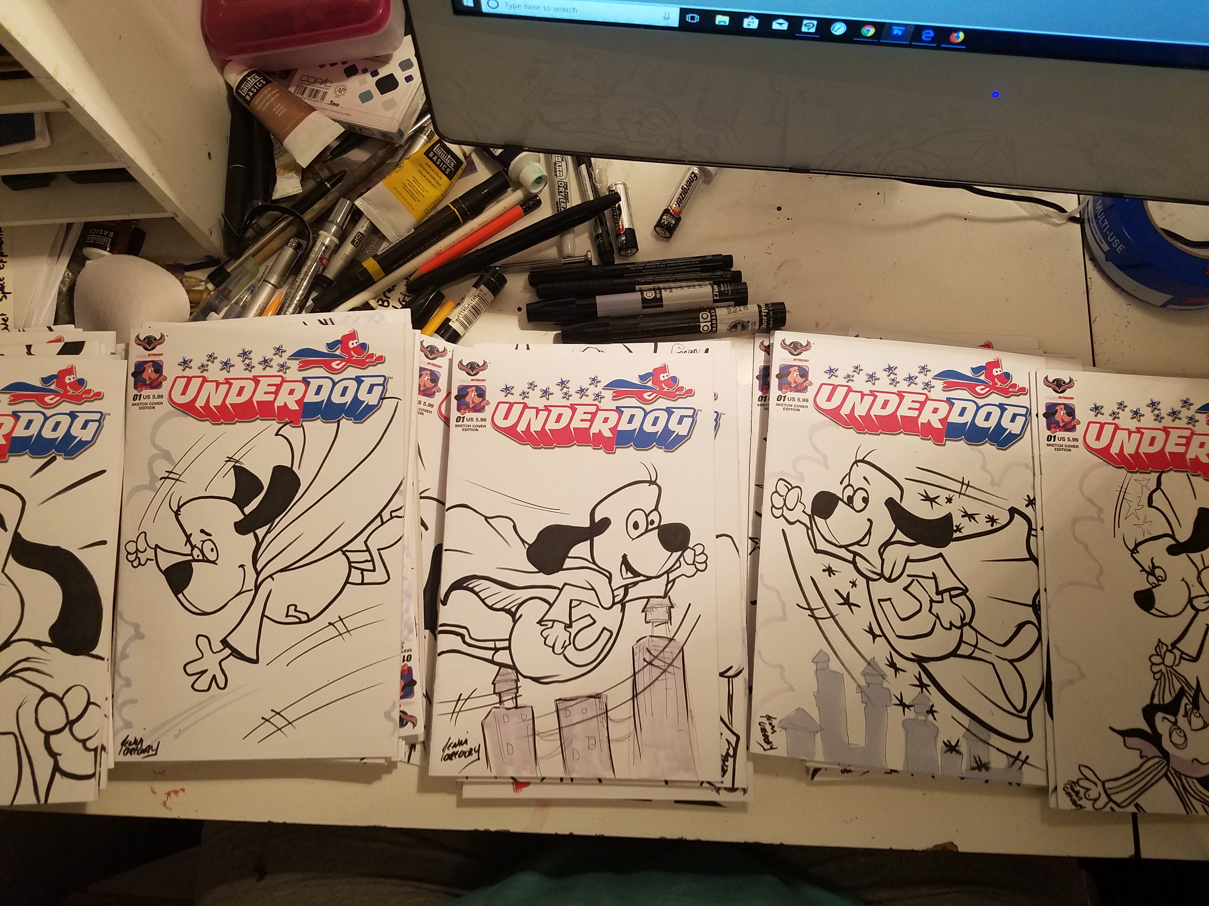 Underdog sketch covers in shops…now!